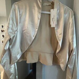 Gold Bolero Cardigan
